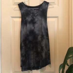 XS AEO soft & sexy tank acid wash tie dye